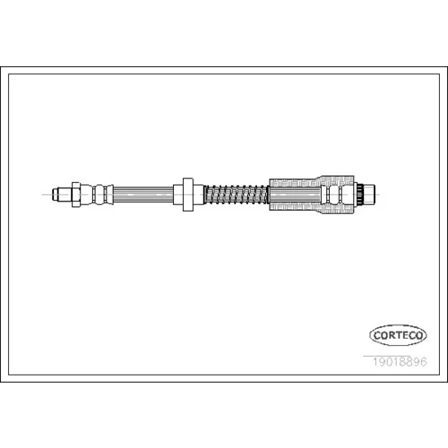 Brzdová hadica CORTECO 19018896