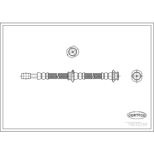 Brzdová hadica 19032292 /Corteco/