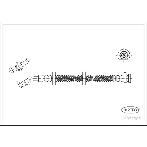 Brzdová hadica CORTECO 19032503