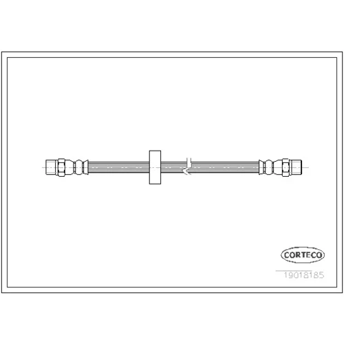 Brzdová hadica CORTECO 19018185