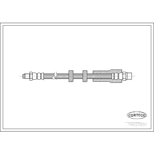 Brzdová hadica CORTECO 19025851
