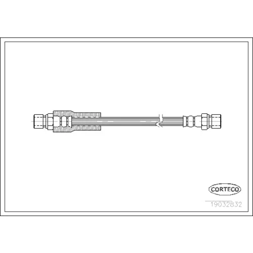 Brzdová hadica CORTECO 19032832