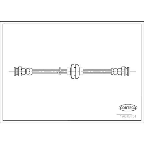 Brzdová hadica CORTECO 19018151