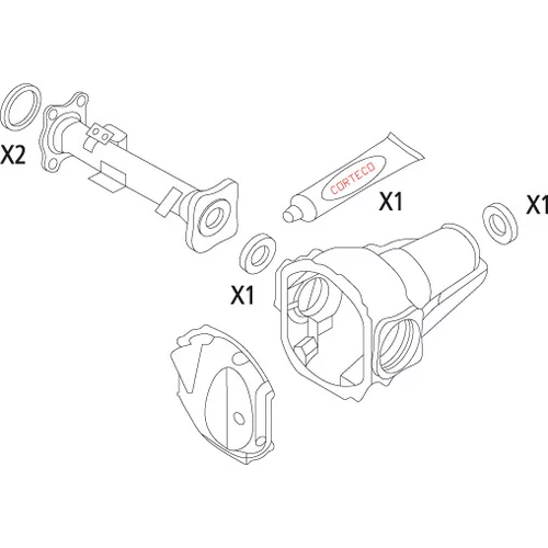 Sada tesnení diferenciálu CORTECO 19536138 - obr. 2
