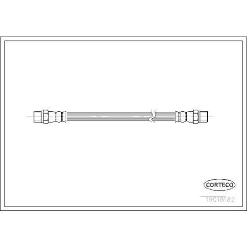 Brzdová hadica CORTECO 19018182