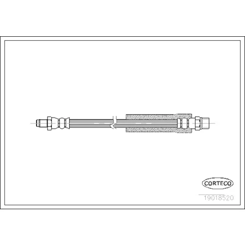 Brzdová hadica CORTECO 19018520 - obr. 1