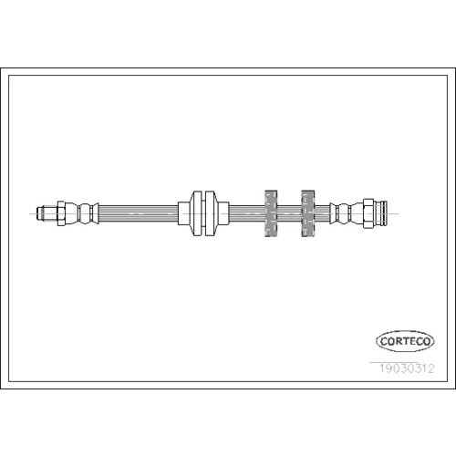 Brzdová hadica CORTECO 19030312