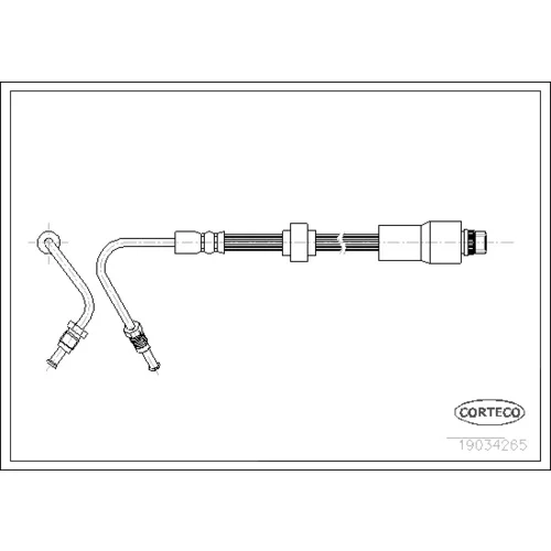 Brzdová hadica CORTECO 19034265