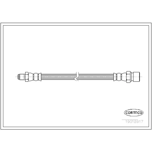 Brzdová hadica CORTECO 19018917