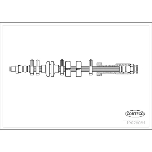 Brzdová hadica CORTECO 19026084