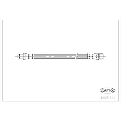 Brzdová hadica CORTECO 19031641