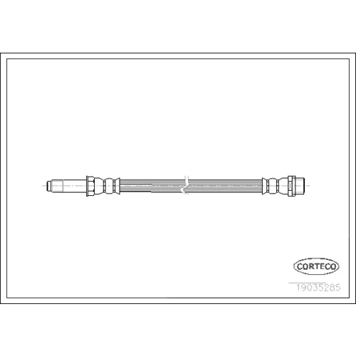 Brzdová hadica CORTECO 19035285 - obr. 1