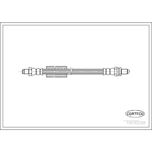 Brzdová hadica CORTECO 19030288
