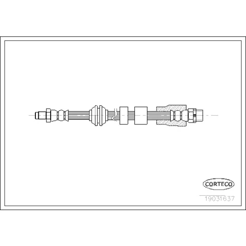 Brzdová hadica CORTECO 19031637
