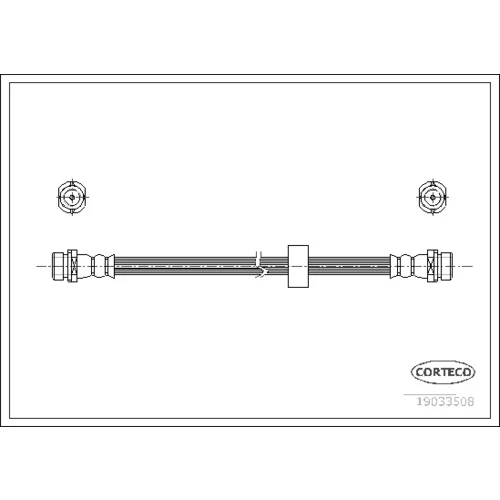 Brzdová hadica CORTECO 19033508