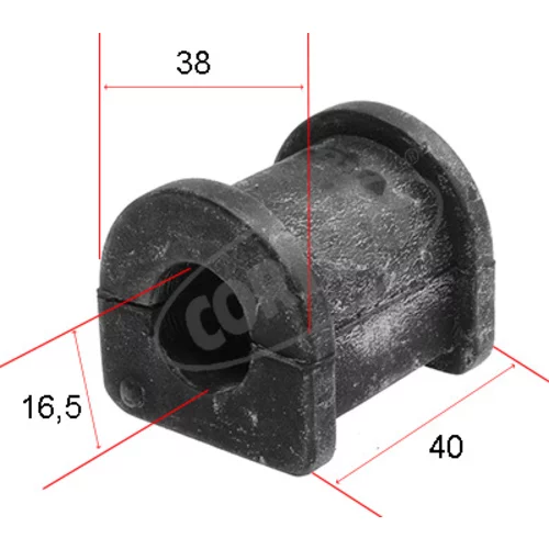 Uloženie priečneho stabilizátora CORTECO 80000509