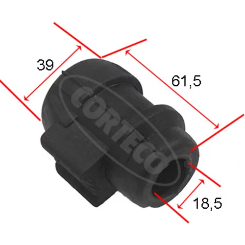 Uloženie priečneho stabilizátora 80001465 /Corteco/