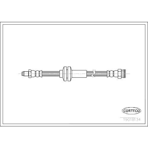 Brzdová hadica CORTECO 19018134