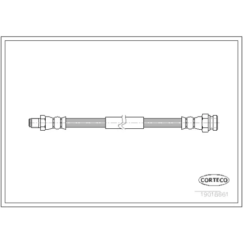 Brzdová hadica CORTECO 19018661