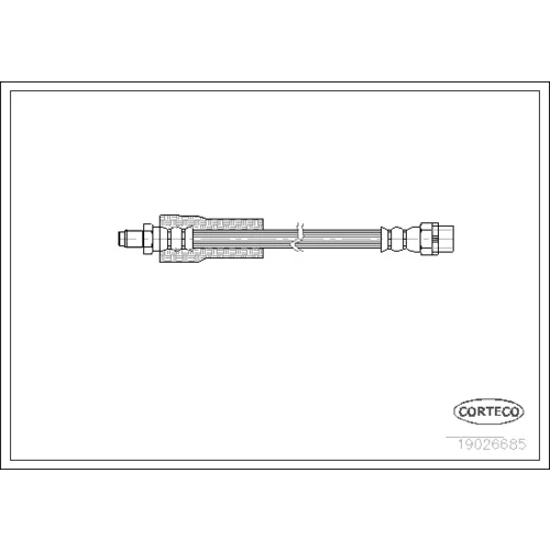 Brzdová hadica CORTECO 19026685 - obr. 1