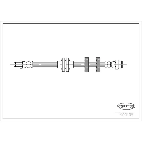 Brzdová hadica CORTECO 19031581