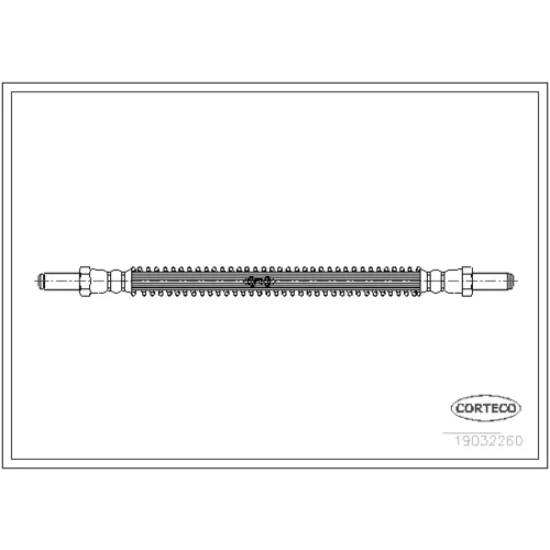 Brzdová hadica CORTECO 19032260