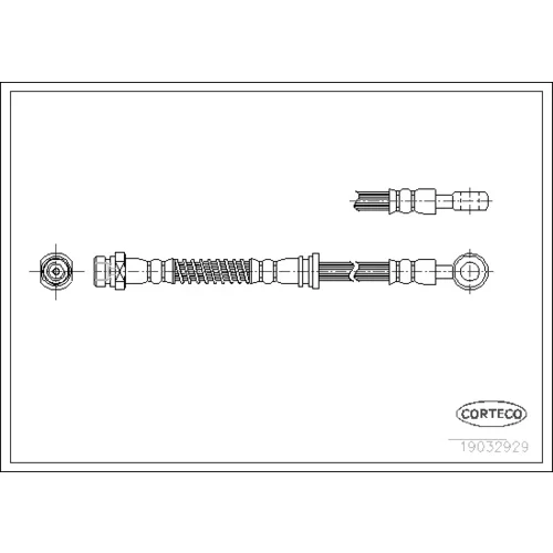 Brzdová hadica CORTECO 19032929