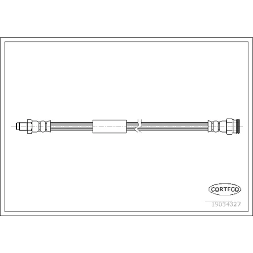 Brzdová hadica CORTECO 19034327