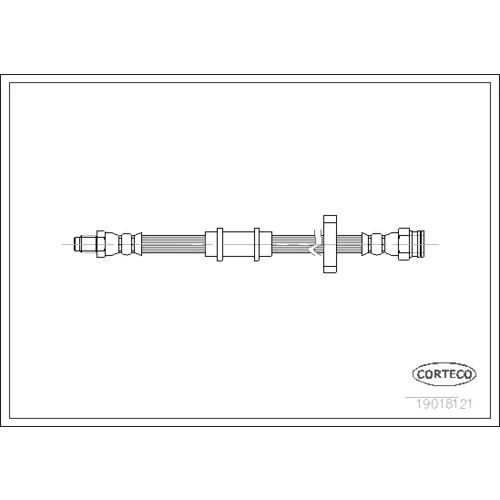 Brzdová hadica CORTECO 19018121