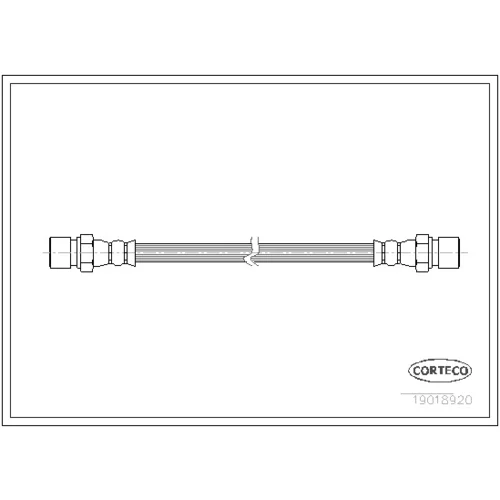 Brzdová hadica CORTECO 19018920