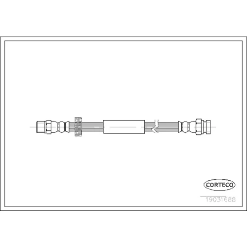 Brzdová hadica CORTECO 19031688