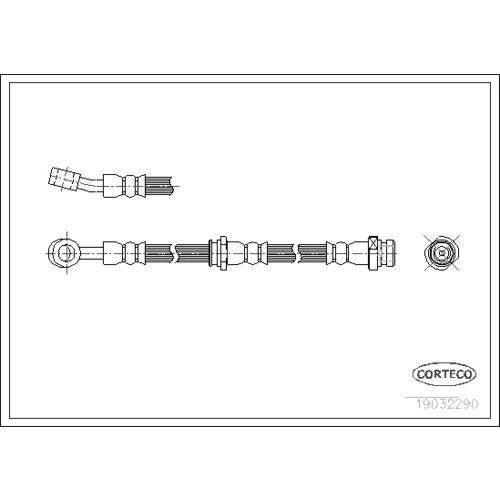 Brzdová hadica CORTECO 19032290