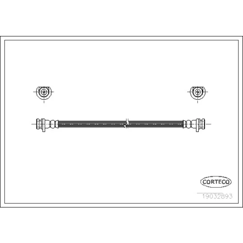 Brzdová hadica CORTECO 19032893