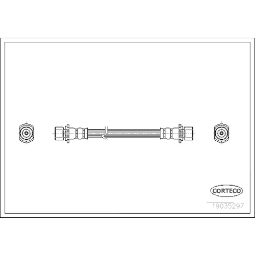 Brzdová hadica CORTECO 19035297