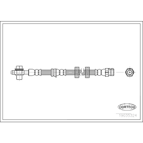 Brzdová hadica CORTECO 19035324