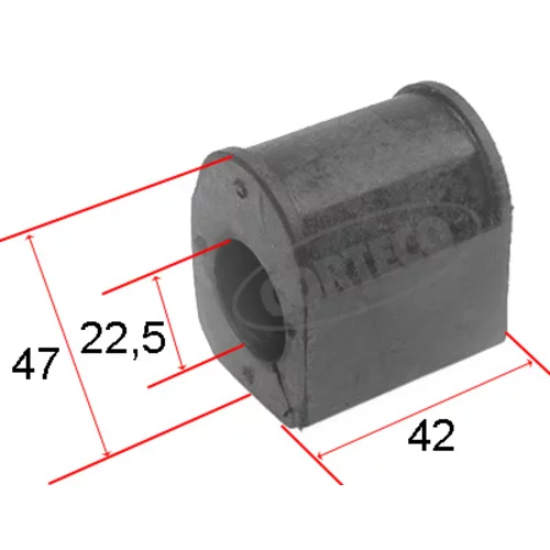 Uloženie priečneho stabilizátora CORTECO 21652447 - obr. 1