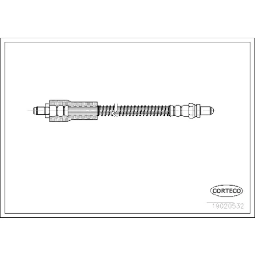 Brzdová hadica CORTECO 19020532