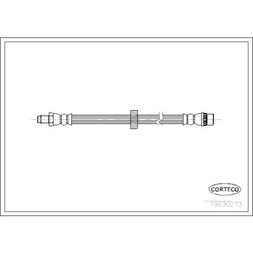 Brzdová hadica CORTECO 19030273 - obr. 3