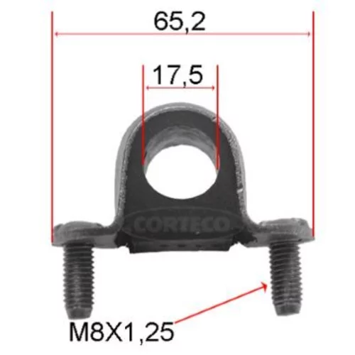 Uloženie priečneho stabilizátora CORTECO 80000017
