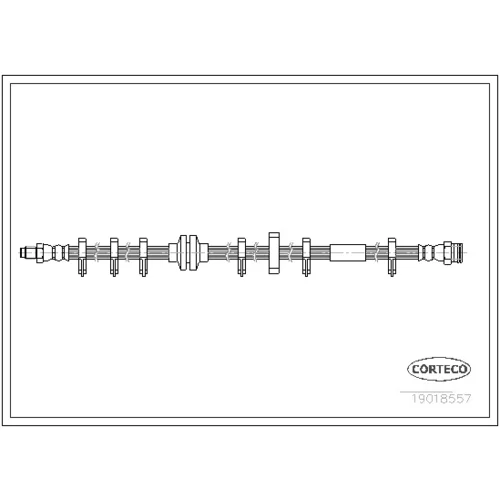 Brzdová hadica CORTECO 19018557