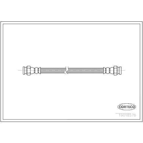 Brzdová hadica CORTECO 19018576