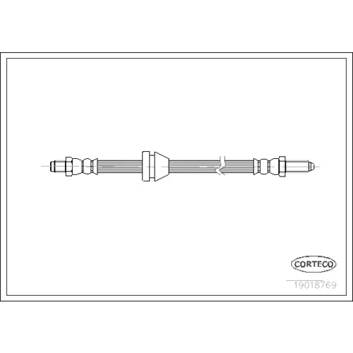 Brzdová hadica CORTECO 19018769