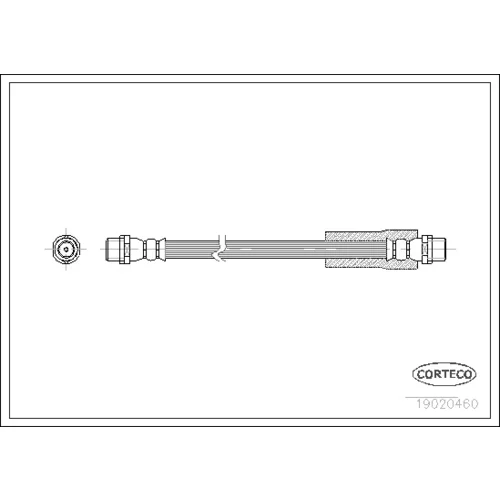 Brzdová hadica CORTECO 19020460