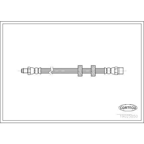 Brzdová hadica CORTECO 19025850