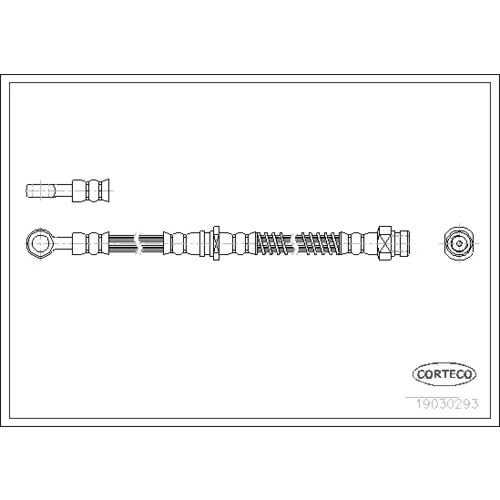 Brzdová hadica CORTECO 19030293