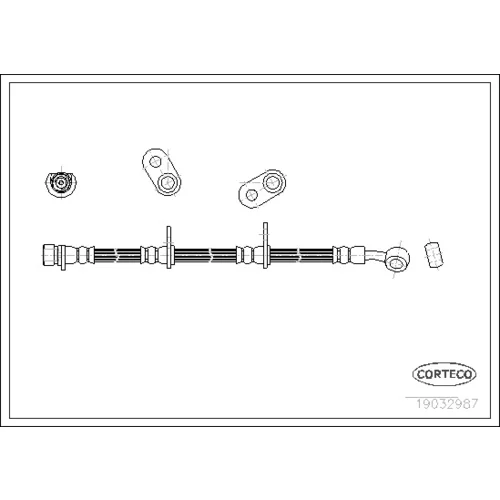 Brzdová hadica CORTECO 19032987