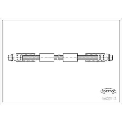 Brzdová hadica CORTECO 19035113