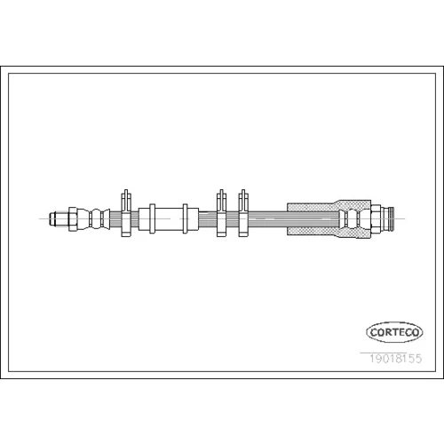 Brzdová hadica CORTECO 19018155