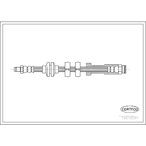 Brzdová hadica 19018561 /Corteco/