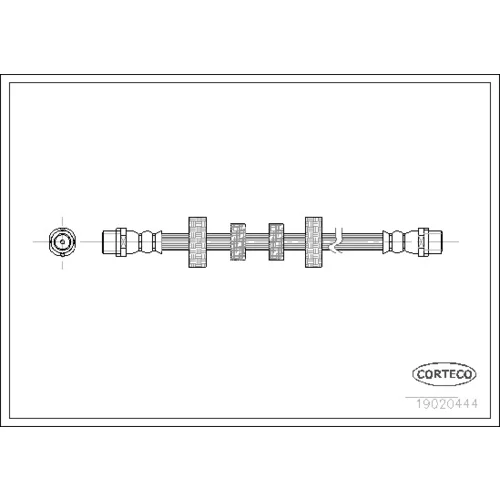 Brzdová hadica CORTECO 19020444